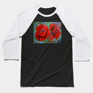 Soft Red Rose Petals Baseball T-Shirt